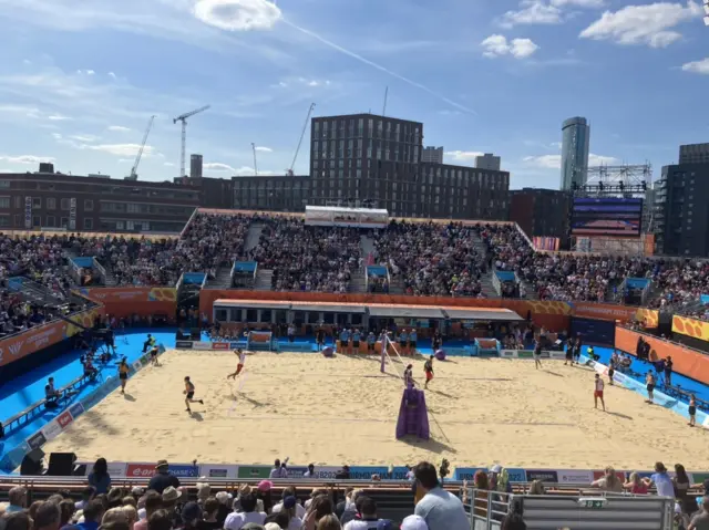 Beach volleyball prep