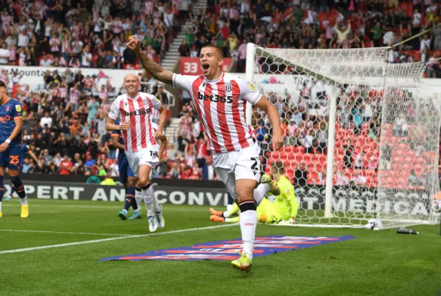 Harry Clarke scores for Stoke