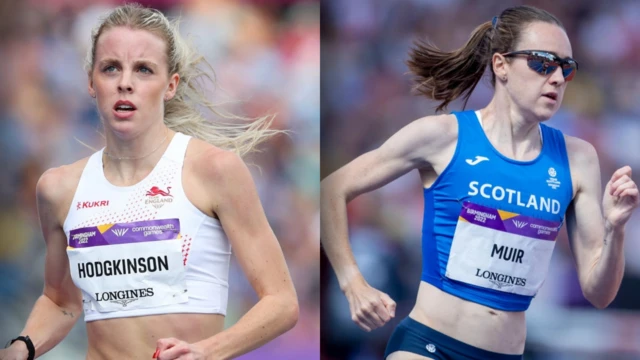 Keely Hodgkinson and Laura Muir