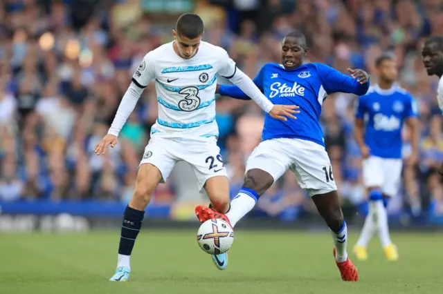 Abdoulaye Doucoure and Kai Havertz