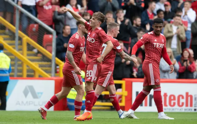 Clarkson celebrates a debut goal