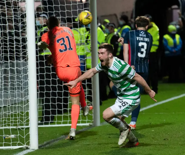 Anthony Ralston scored a dramatic, stoppage-time winner for Celtic