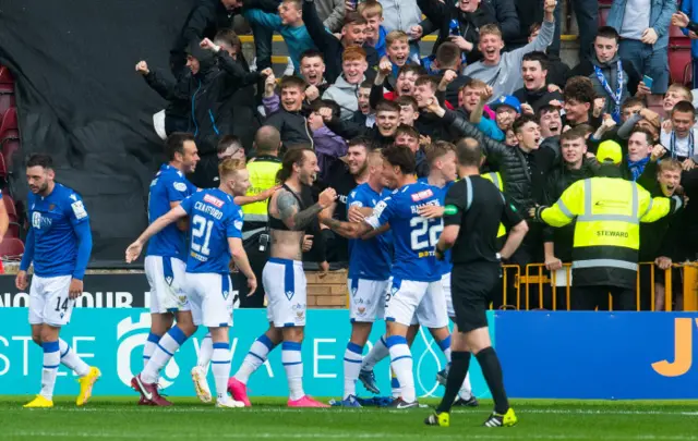 Stevie May forced in a dramatic late winner at Fir Park