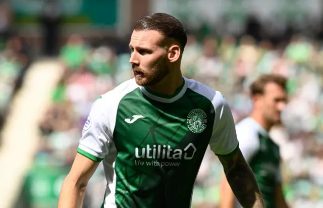 Martin Boyle is back in the green of Hibs