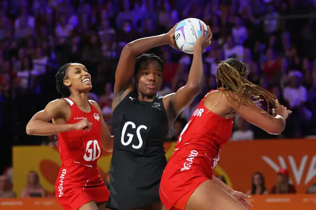 England v New Zealand netball