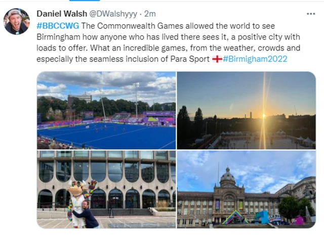 The Commonwealth Games allowed the world to see Birmingham how anyone who has lived there sees it, a positive city with loads to offer. What an incredible games, from the weather, crowds and especially the seamless inclusion of Para Sport