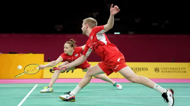 Lauren Smith and Marcus Ellis of England