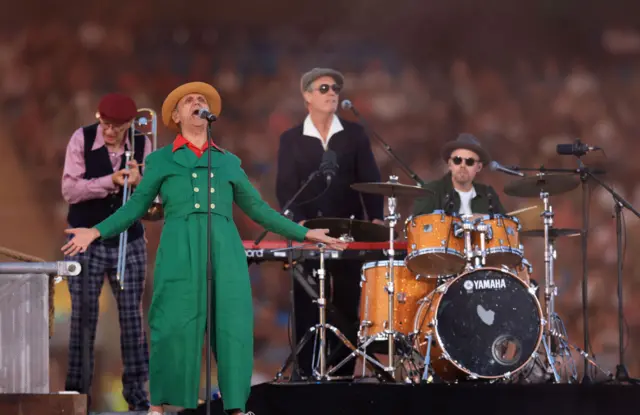 Dexys Midnight Runners kick off the show with Come on Eileen
