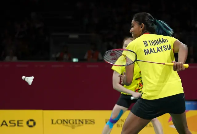 Muralitharan Thinaah of Malaysia badminton