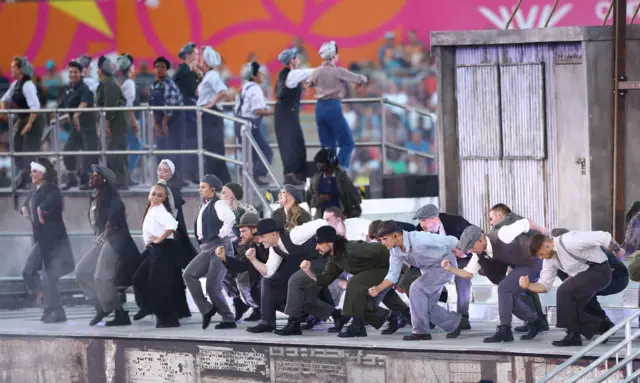 Performers at Alexander Stadium
