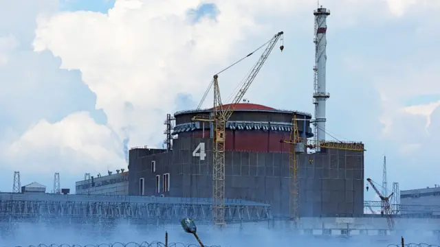 Zaporizhzhia Nuclear Power Plant near Enerhodar