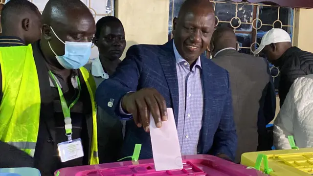 William Ruto votes