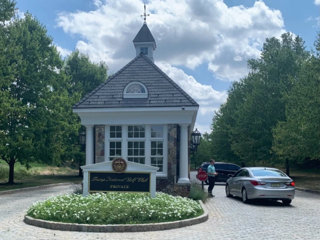 Trump estate in Bedminster, New Jersey