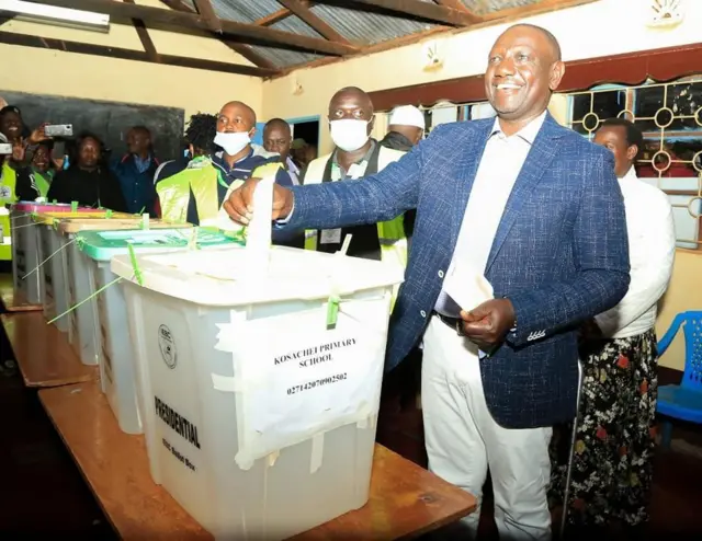 William Ruto votes