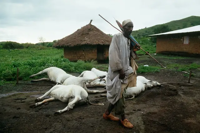 On August 21, 1986, volcanic activity under Lake Nyos produced a cloud of carbon dioxide that asphyxiated 1,746 villagers and many animals