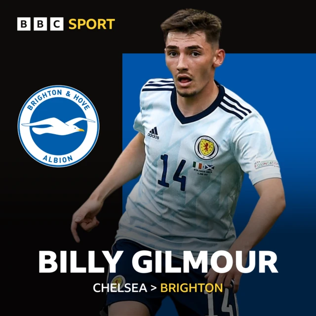 Billy Gilmour signs for Brighton