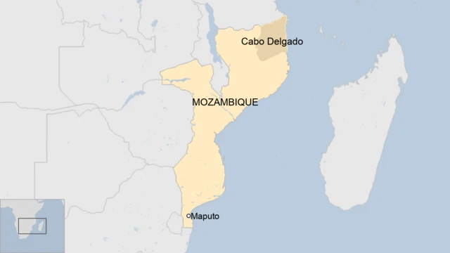 Map of Mozambique