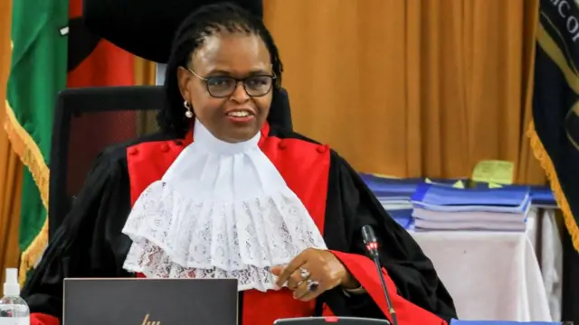 Kenya's Chief Justice and the president of the Supreme Court Martha Koome