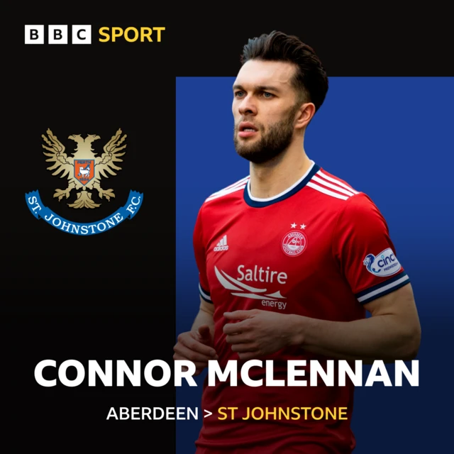 Connor McLennan signs for St Johnstone