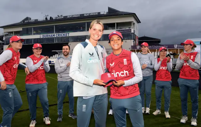 Lauren Bell receives her cap