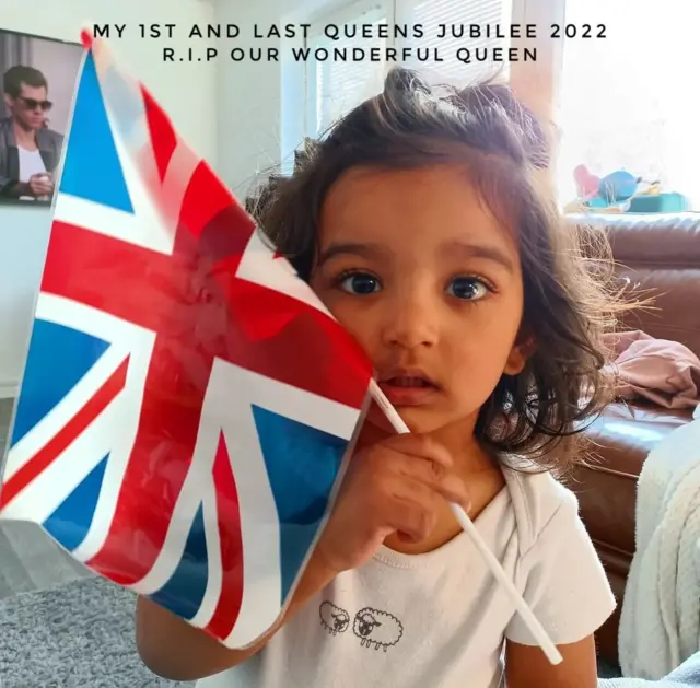 Anraj Singh Bamotra celebrating the Queen's Platinum Jubilee in 2022.