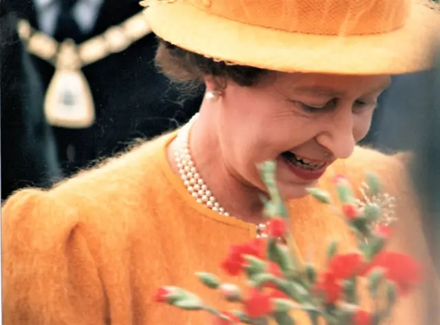 The Queen visits Bromley in 1986