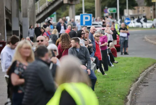 Crowds in Dundee