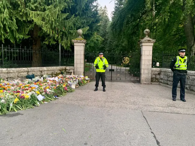 Gates to Balmoral Castle