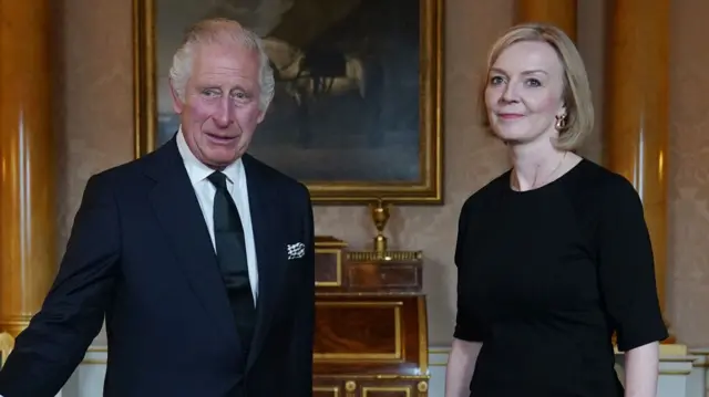 King Charles and Liz Truss