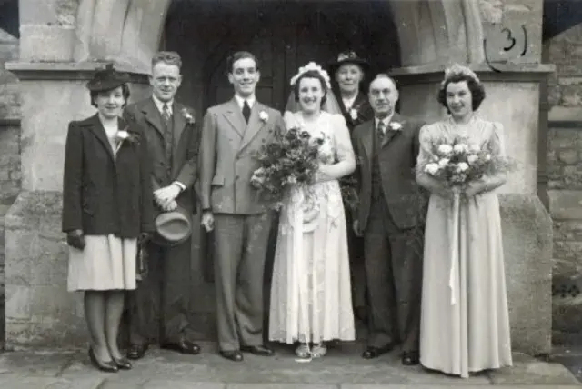 The wedding of Cyril and Kathleen Connew