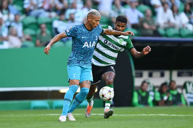 Richarlison in action for Tottenham on Tuesday