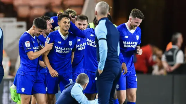 Cardiff celebrate