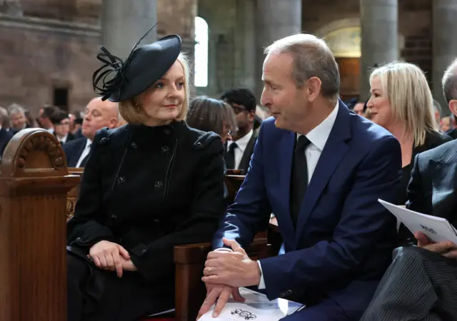 Prime Minister Liz Truss and Taoiseach Micheal Martin