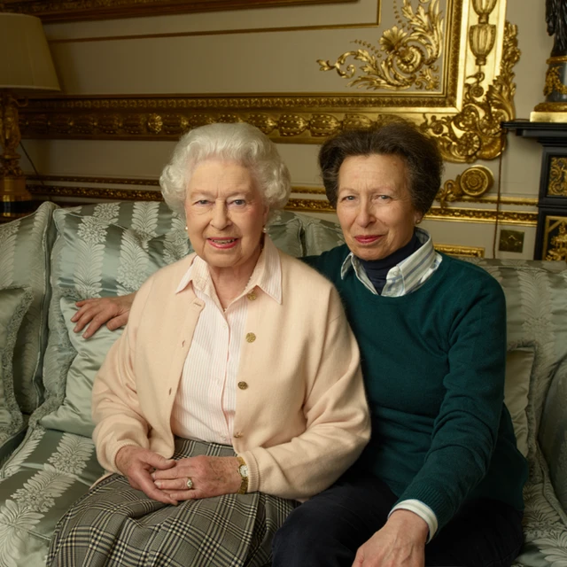 The Queen and her daughter the Princess Royal