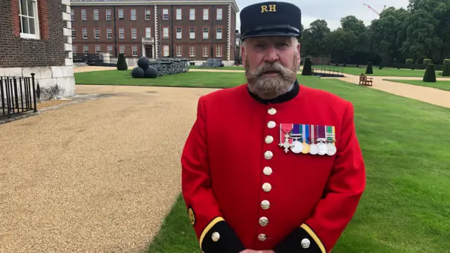 Chelsea Pensioner Charlie Farley