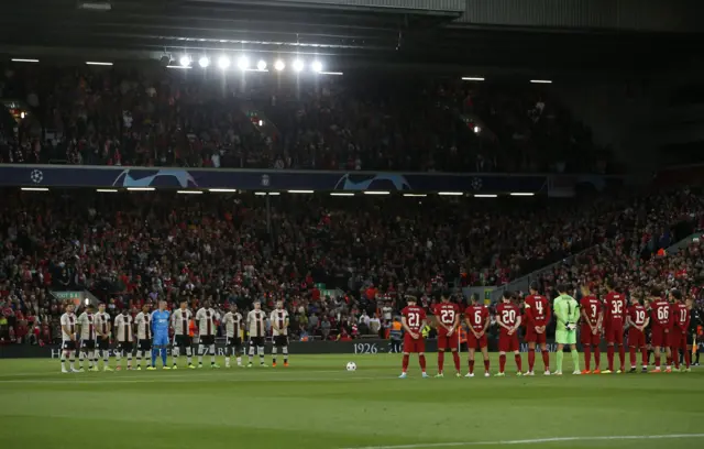 Silence at Anfield