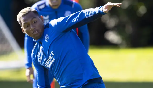 Rangers striker Alfredo Morelos