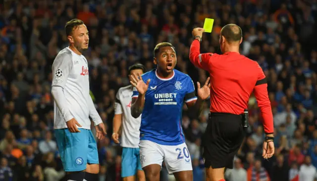 HT: Rangers 0-0 Napoli