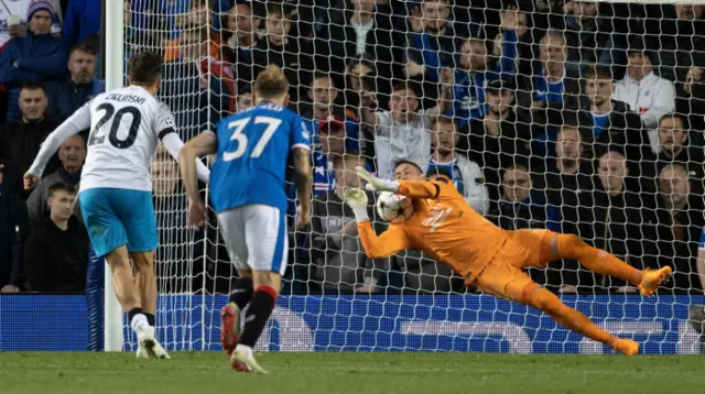 HT: Rangers 0-3 Napoli