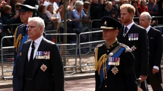 Prince Andrew and Prince Edward