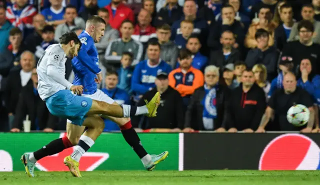 HT: Rangers 0-0 Napoli