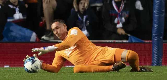 Allan McGregor returns for Rangers this evening in the absence of Jon McLaughlin