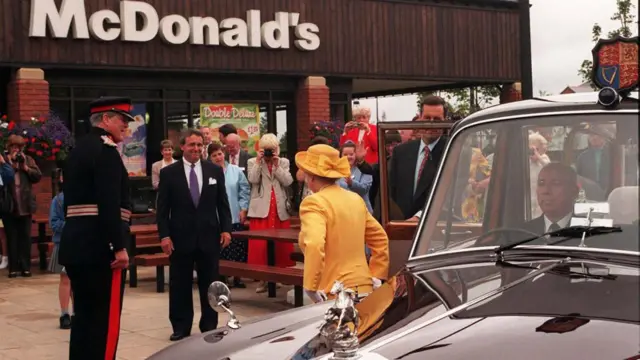 The Queen at McDonald's