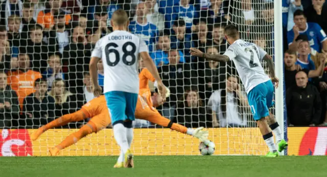 But a handball from Borna Barisic gives Napoli a third opportunity from the spot and Matteo Politano converts