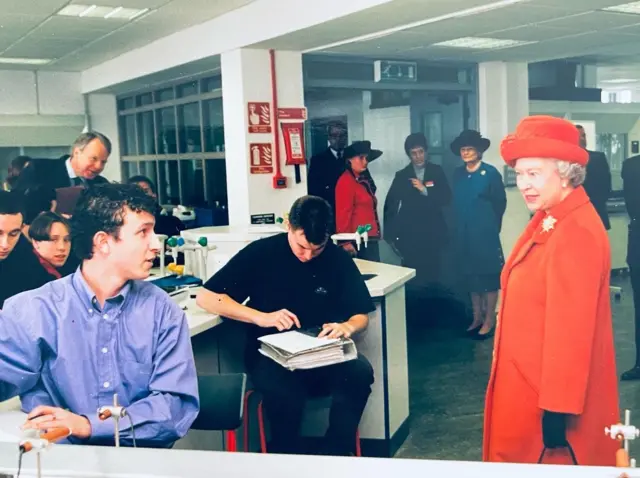 Michael Fragnito meeting the Queen