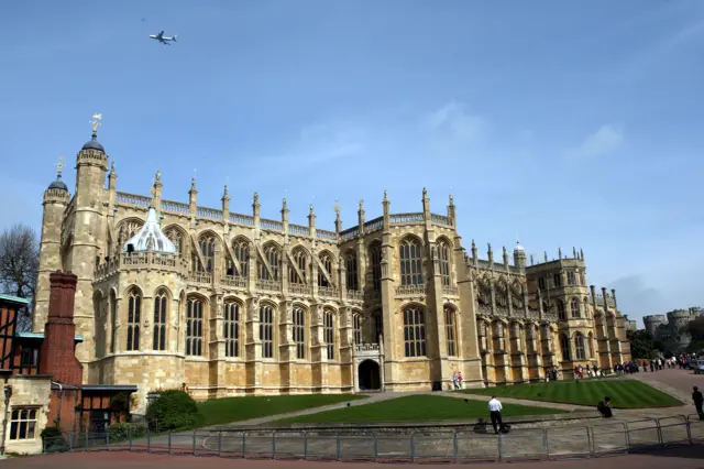 File photo of St George's Chapel on the grounds of Windsor Castle, taken in 2008