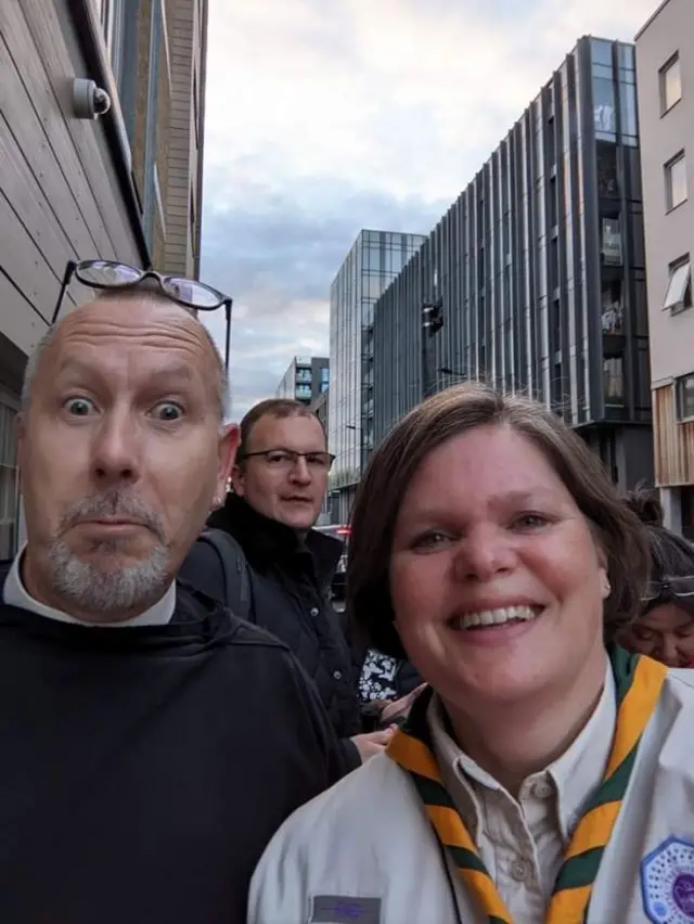 The Reverend Simon Cutmore and his wife, Alex,