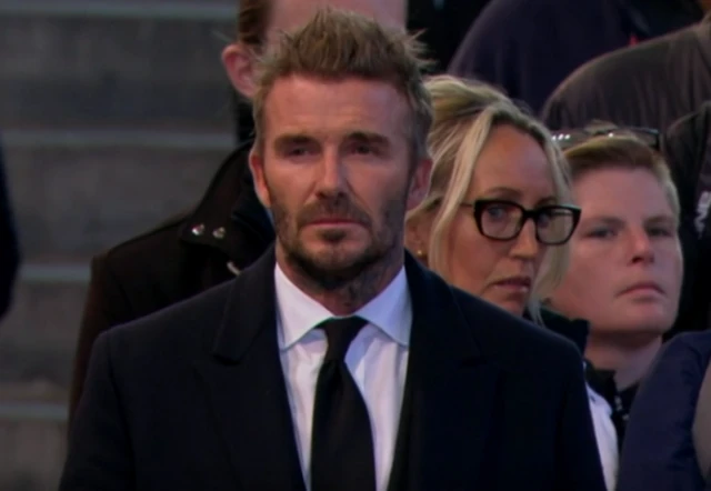 Beckham reaches Westminster Hall