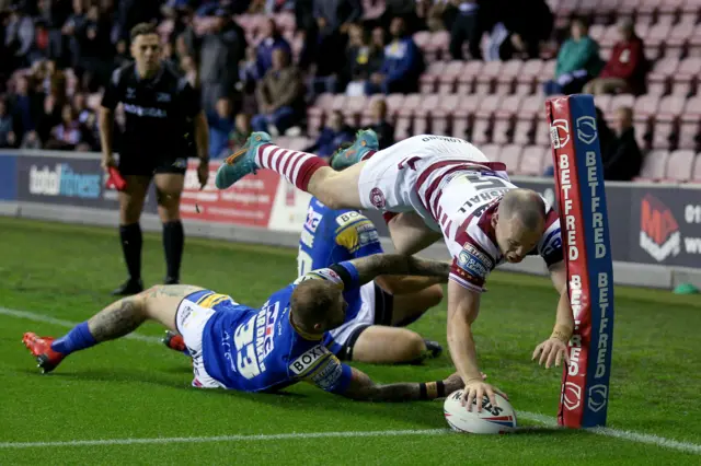 Liam Marshall scores for Wigan