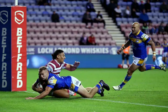 Jarrod O'Connor scores for Leeds